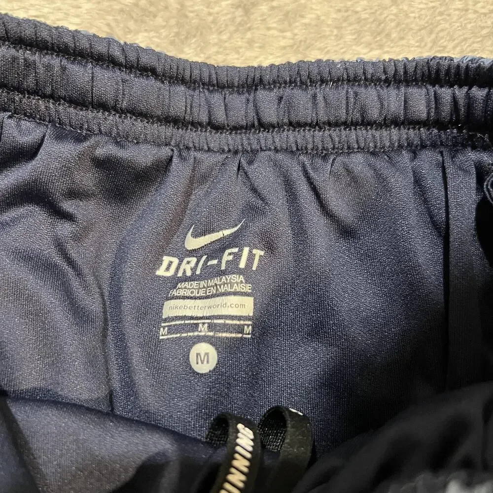 Nike Dri-Fit Challenger Running Shorts Mens Medium Blue Camo Pattern Lined